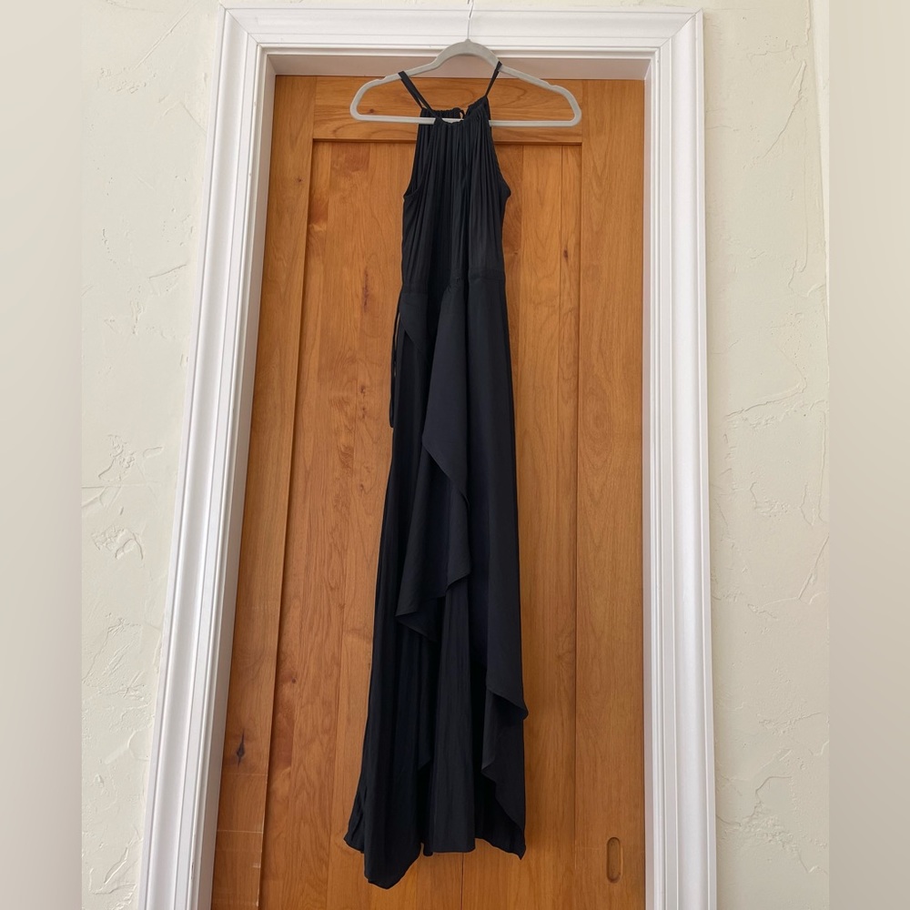 Calypso St. Barth Black Silk Dress